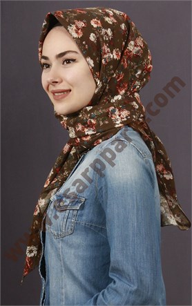 %100 Pamuk Şal Eşarp 1039-3