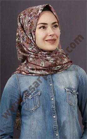%100 Pamuk Şal Eşarp 1039-6
