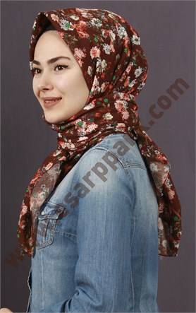 %100 Pamuk Şal Eşarp 1039-7