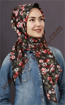 %100 Pamuk Şal Eşarp 1039-8