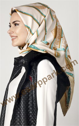 102-0007-02 U.S POLO ASSN EŞARP CAMEL MİNT