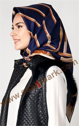 102-0007-04 U.S POLO ASSN EŞARP LACİVERT SOMON