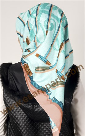 102-0007-06 U.S POLO ASSN EŞARP MİNT