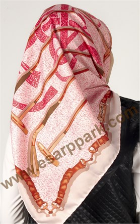 102-0007-09 U.S POLO ASSN EŞARP PEMBE PUDRA