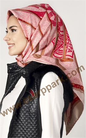 102-0007-09 U.S POLO ASSN EŞARP PEMBE PUDRA