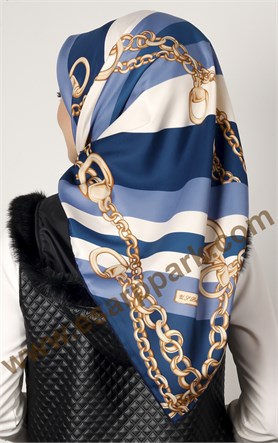 102-0017-05 U.S POLO ASSN EŞARP LACİVERT MAVİ