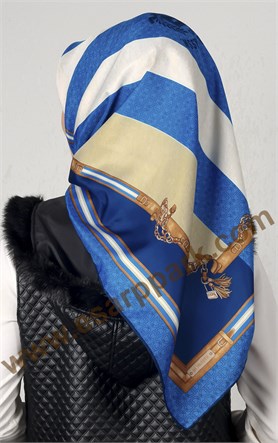 102-0018-08 U.S POLO ASSN EŞARP MAVİ LACİVERT