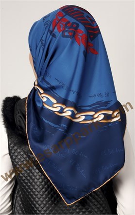 102-0021-02 U.S POLO ASSN EŞARP PETROL MAVİ