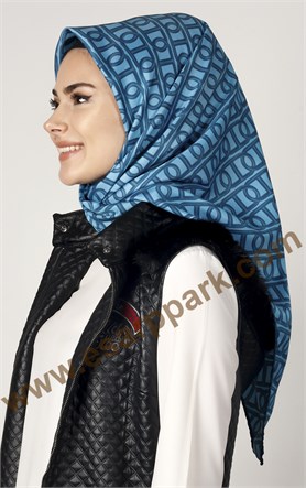 102-0027-03 U.S POLO ASSN EŞARP MAVİ