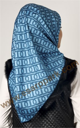 102-0027-03 U.S POLO ASSN EŞARP MAVİ