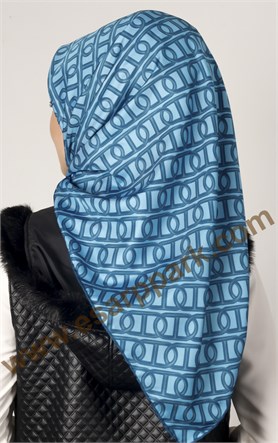 102-0027-03 U.S POLO ASSN EŞARP MAVİ