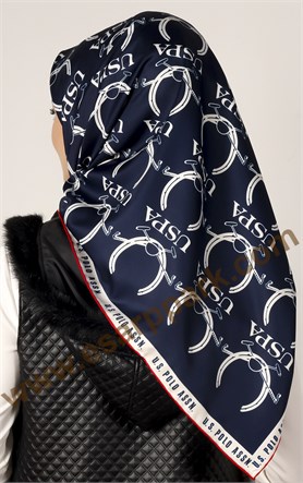 102-0030-05 U.S POLO ASSN EŞARP LACİVERT