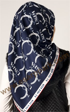 102-0030-05 U.S POLO ASSN EŞARP LACİVERT