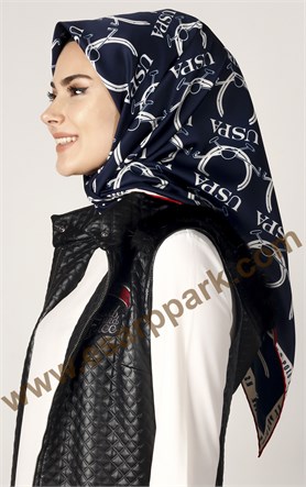 102-0030-05 U.S POLO ASSN EŞARP LACİVERT