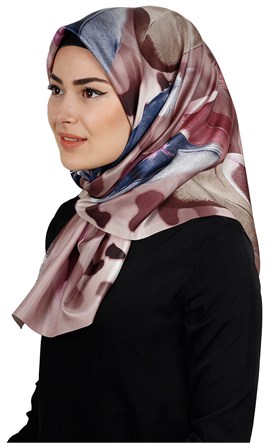 Piramit Tafta Dijital Eşarp 1911-5