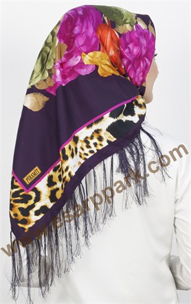 111-0019-05 PİRAMİT PÜSKÜLLÜ EŞARP