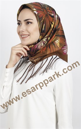 111-0019-06 PİRAMİT PÜSKÜLLÜ EŞARP