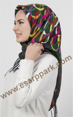 111-0022-05 PİRAMİT PÜSKÜLLÜ EŞARP