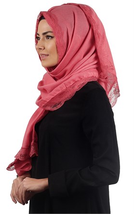 Dantelli Paşmina Şal 1243-37