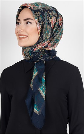 Akel Pamuklu 140x140 Cm Eşarp 1080-8