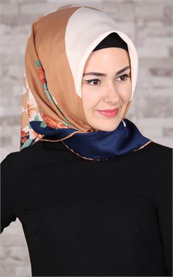 102-0033-03 U.S POLO ASSN EŞARP BEJ-MAVİ