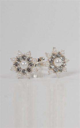 Abiye Taşlı Eşarp Klipsi 401-3