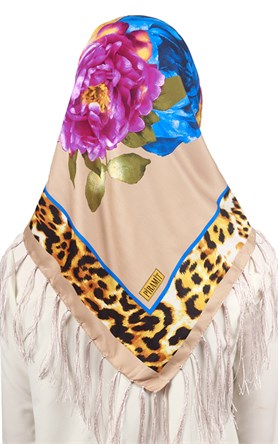 111-0017-08 PİRAMİT PÜSKÜLLÜ EŞARP