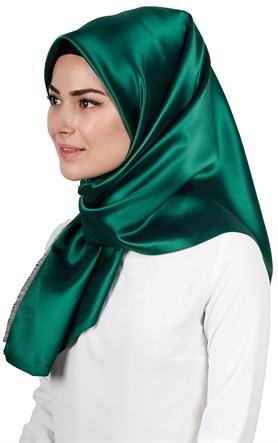 Delux Tafta Eşarp 1000-7 Zümrüt