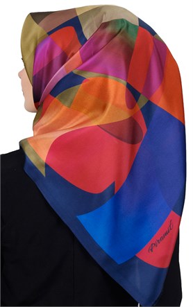 Piramit Tafta Dijital Eşarp 1917-3