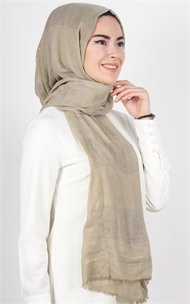 Akel İndigo Fileli Şal 140-6