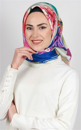 Piramit Tafta Dijital Eşarp 1920-3