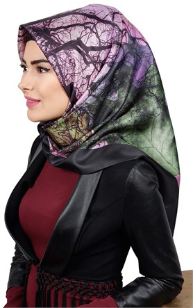 Tafta Dijital Eşarp 1332-2