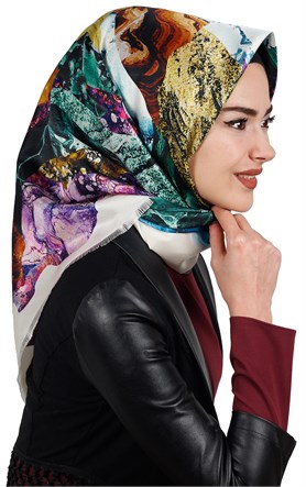 Tafta Dijital Eşarp 1335-17