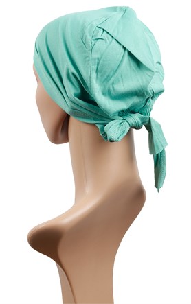 Penye Eşarp Bonesi 251-25 Su Yeşili