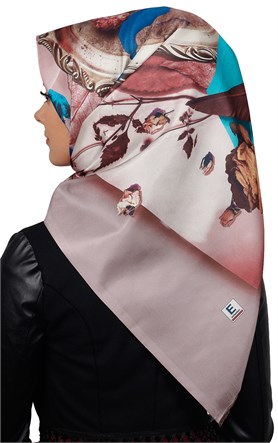 Tafta Dijital Eşarp 1323-2