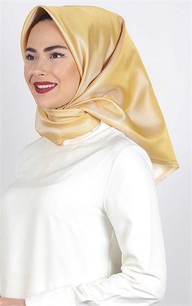 Delux Tafta Eşarp 1000-20 Sarı