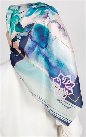 Piramit Tafta Dijital Eşarp 1920-8