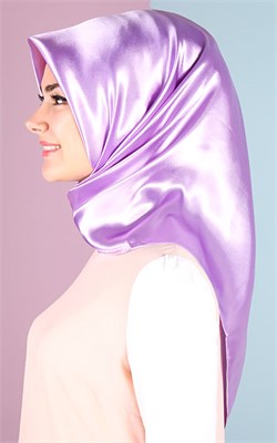 Düz Renk Saten Eşarp 1041-29