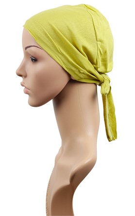 Penye Eşarp Bonesi 251-33 Sarı