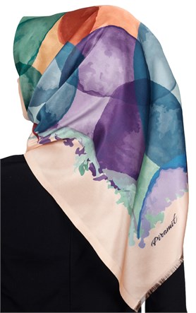 Piramit Tafta Dijital Eşarp 1914-1