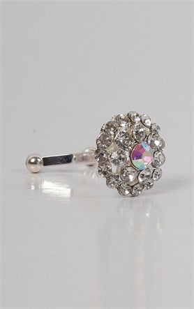 Abiye Taşlı Eşarp Klipsi 401-9