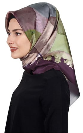 Piramit Tafta Dijital Eşarp 1914-2