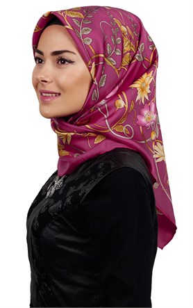 İndirimli İthal İpek Eşarp 13020-10