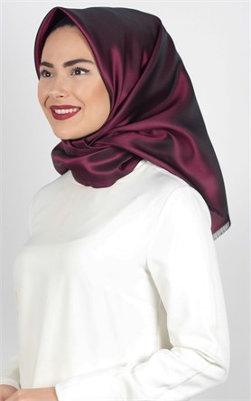 Delux Tafta Eşarp 1000-24 Vişne Çürüğü