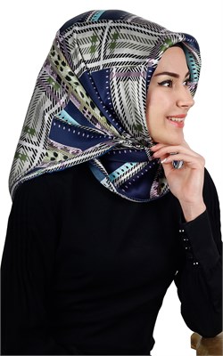 İndirimli İthal İpek Eşarp 1308-3