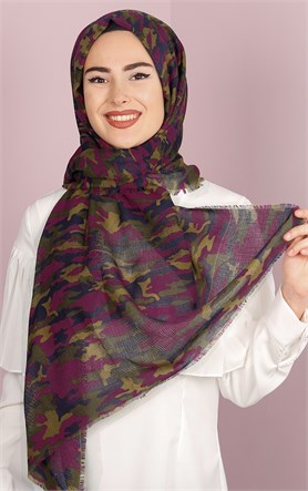 Akel Fileli Desenli Şal 180-2