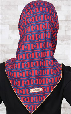 102-0027-06 U.S POLO ASSN EŞARP KIRMIZI LACİVERT