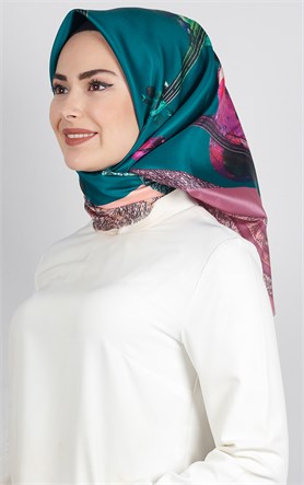 Piramit Tafta Dijital Eşarp 1923-8