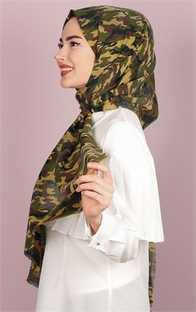 Akel Fileli Desenli Şal 180-5