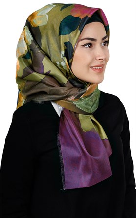 Piramit Tafta Dijital Eşarp 1912-2